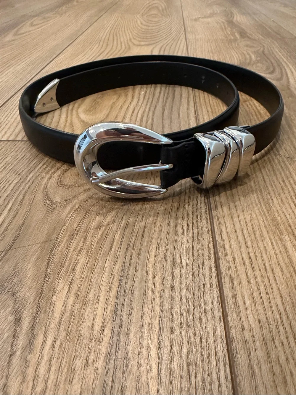 MADEWELL Black and Silver Belt